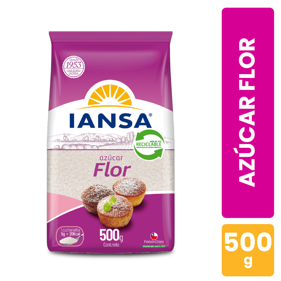 Azúcar Flor Iansa 500 Gr