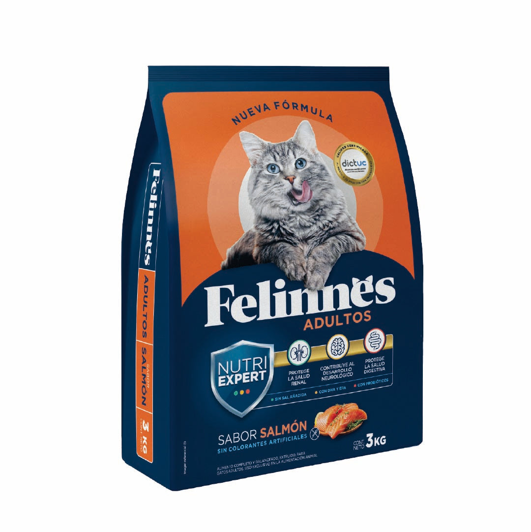 Alimento gato adulto sabor Salmón Pack 6x3kg