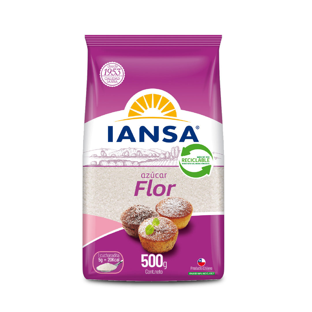 Azúcar Flor Iansa 500 Gr