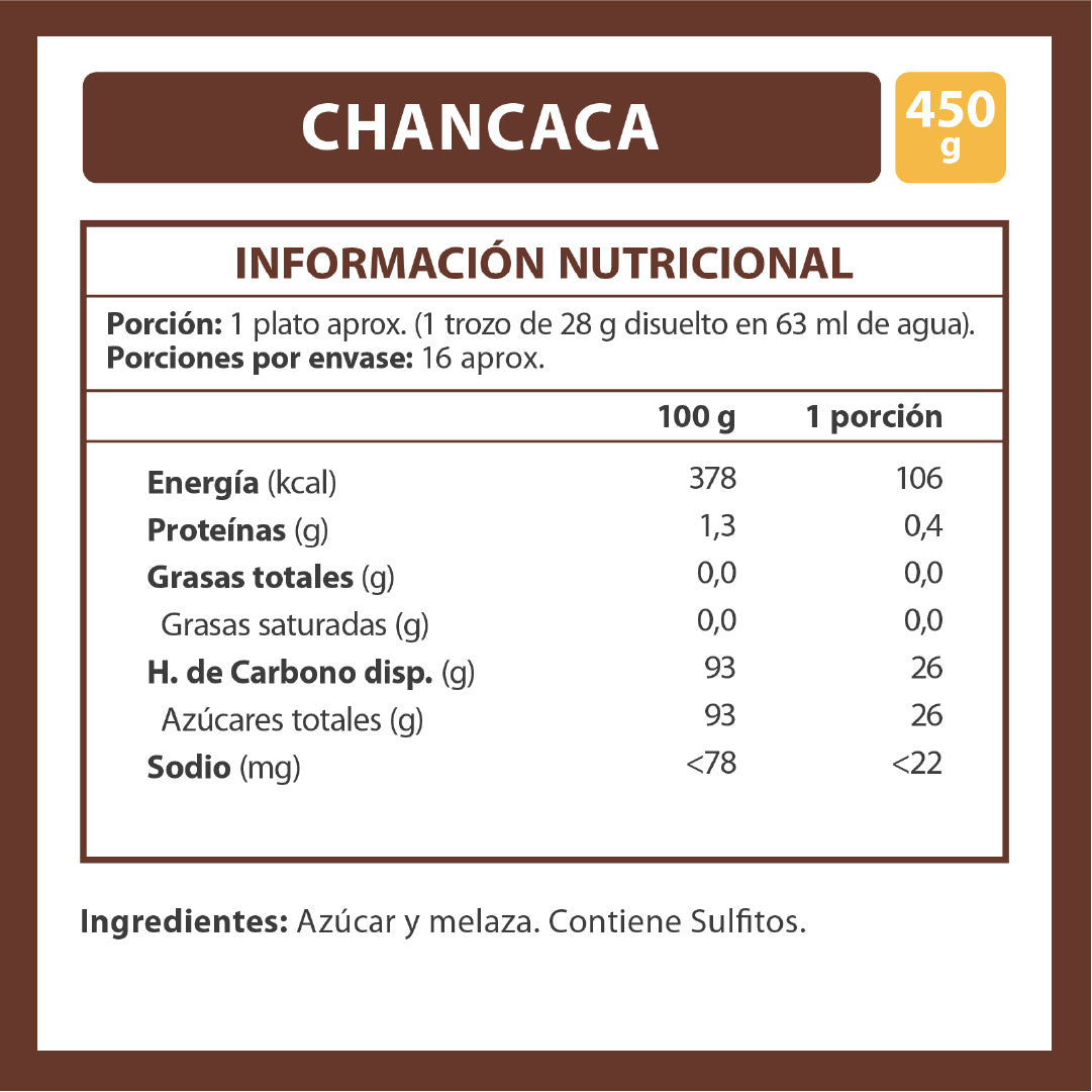 Chancaca 450g