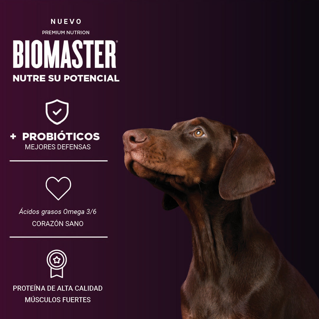 Alimento Premiuim Perro Adulto Biomaster Carne 15 Kg
