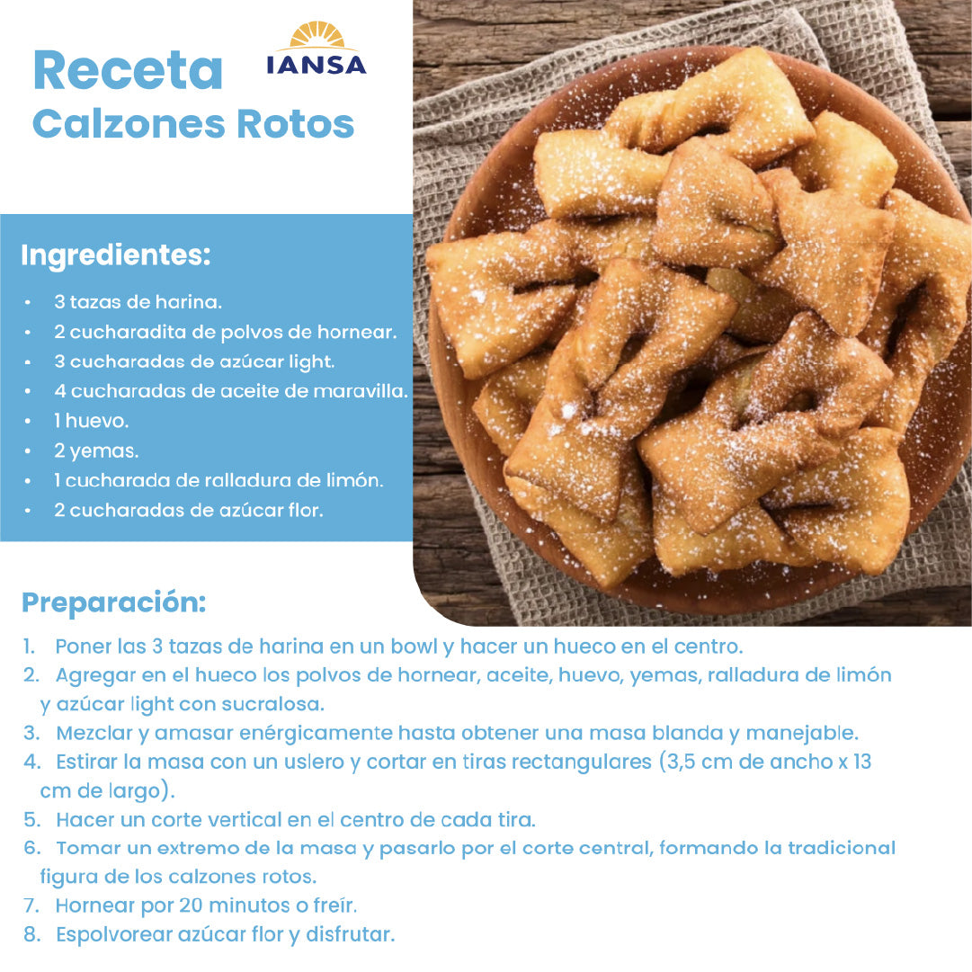 Azúcar Blanca Light Con Sucralosa 500 Gr