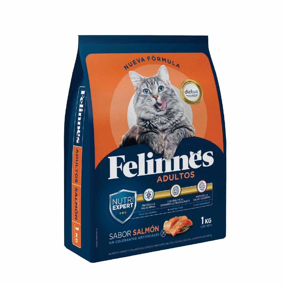 Alimento gato adulto sabor Salmón Pack 10x1kg