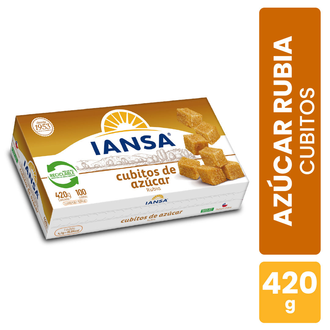 Azúcar Rubia Cubitos 420g