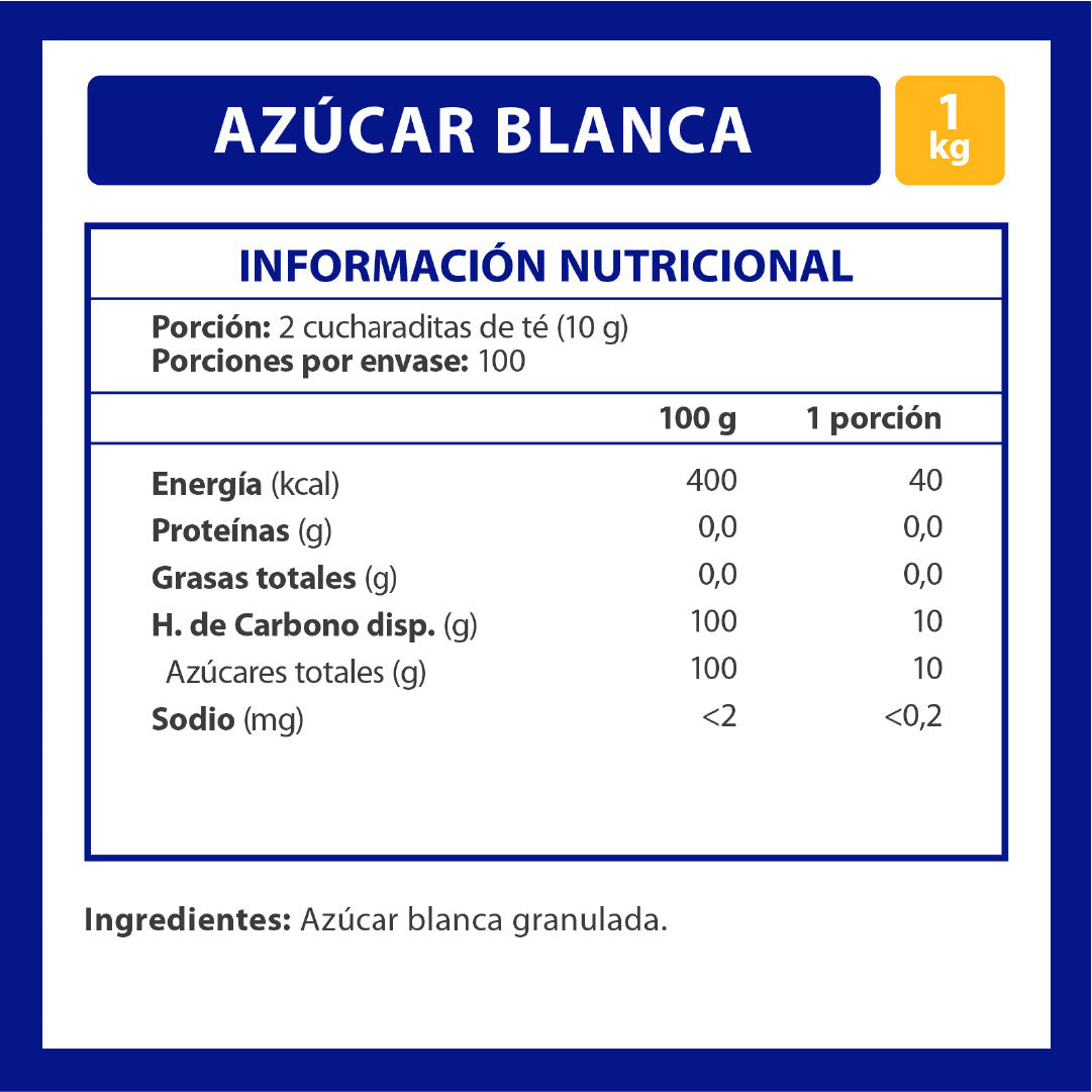 Azúcar Iansa Blanca 1 Kg