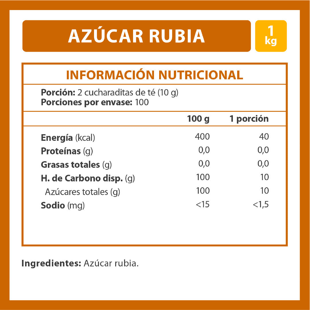 Azúcar Rubia Iansa 1 kg