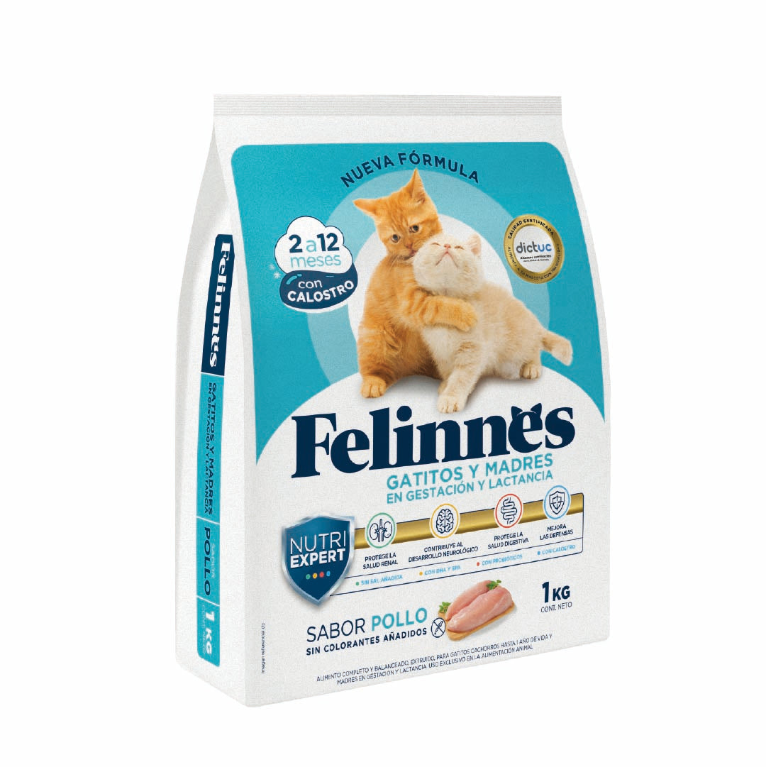 Alimento gatitos sabor Pollo 1kg
