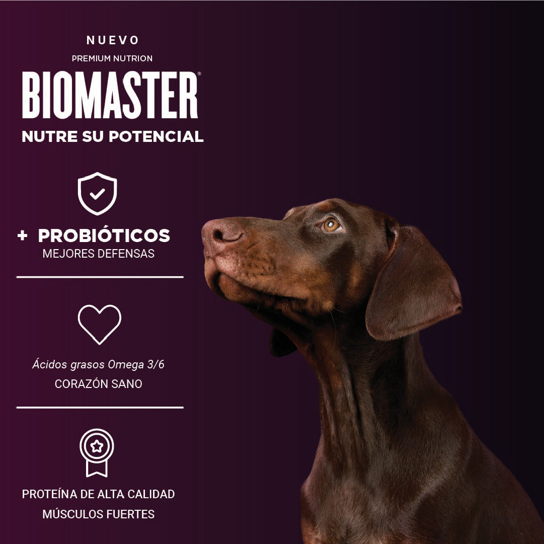 Alimento Premiuim Perro Adulto Biomaster Carne 3 Kg