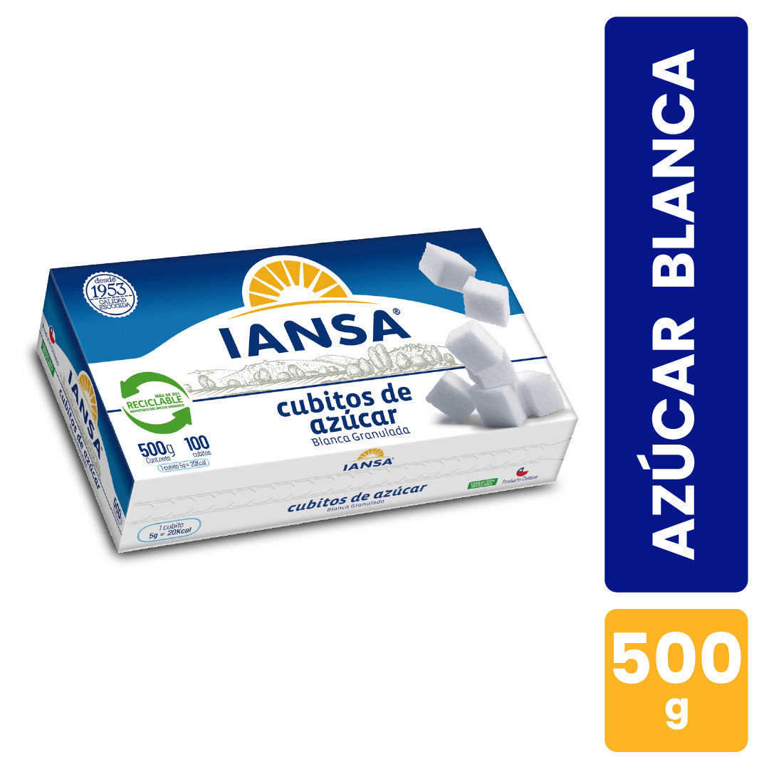 Azúcar Blanca Cubitos 100 un