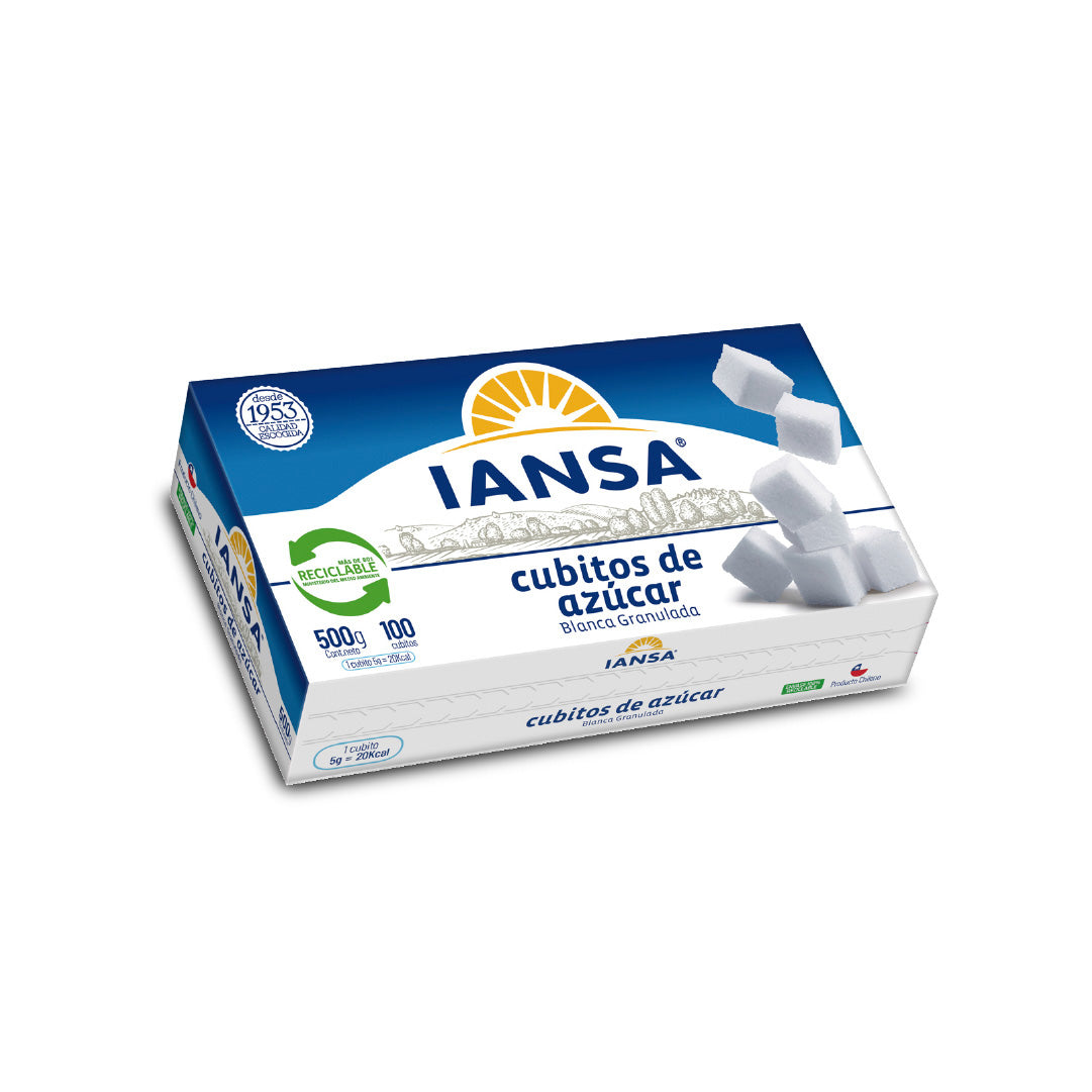 Azúcar Blanca Cubitos 100 un
