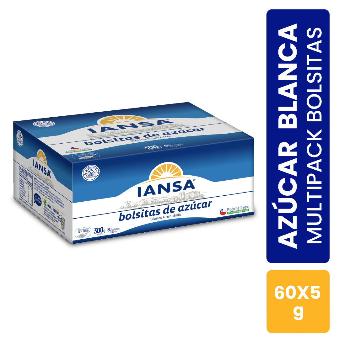 Azúcar Blanca Multipack Bolsitas 60x5g