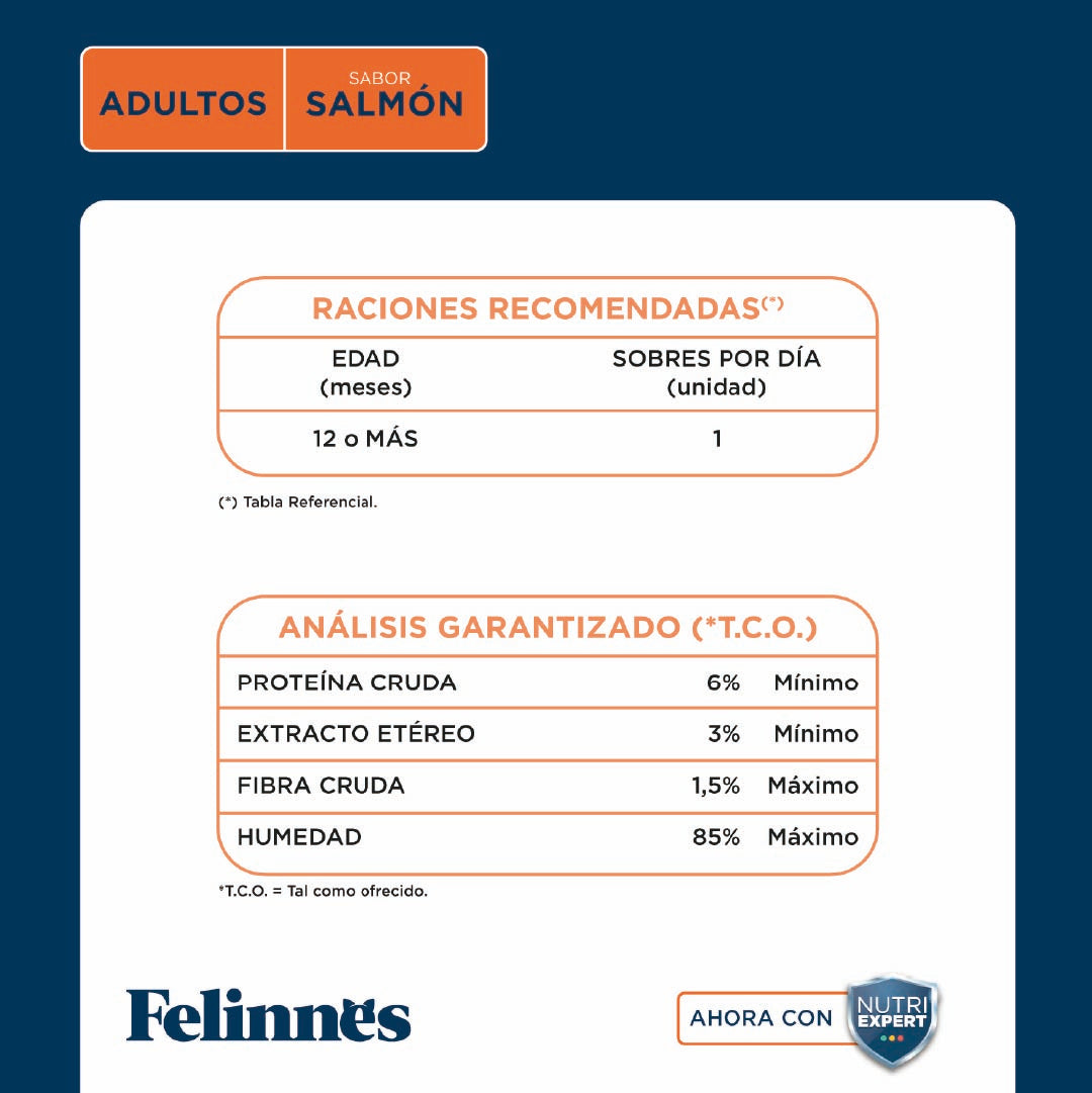 Trocitos en salsa gato sabor Salmón Pack 12x85g
