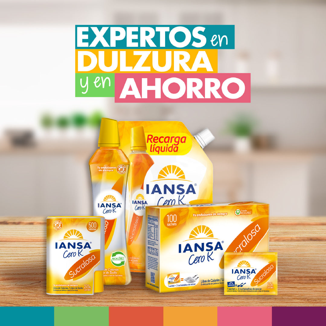 Endulzante Tabletas Sucralosa 500un.