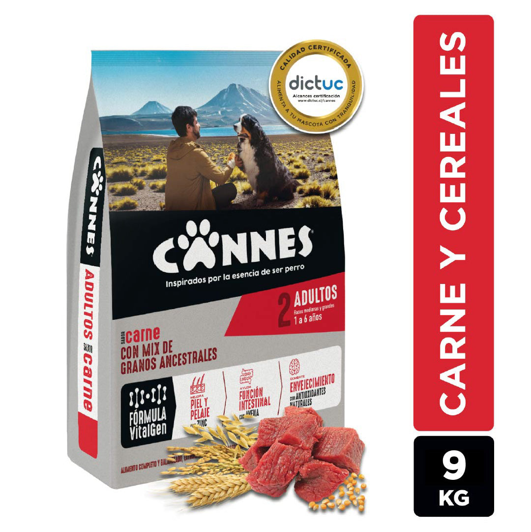 Alimento perro adulto sabor Carne 9kg