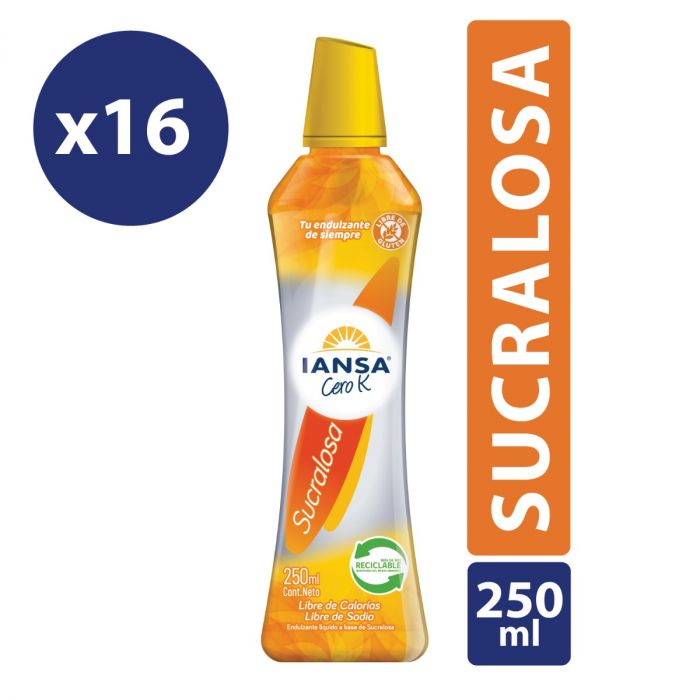Endulzante Sucralosa 250 Ml