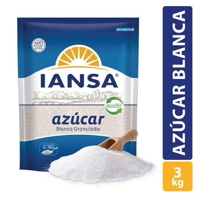 Azúcar Blanca Doypack 3kg
