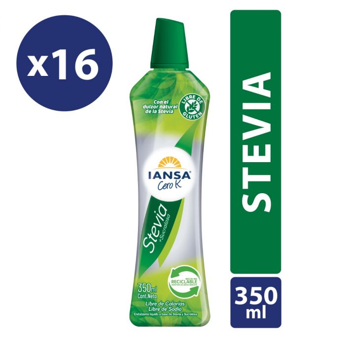 Endulzante Stevia Sucralosa 350 Ml