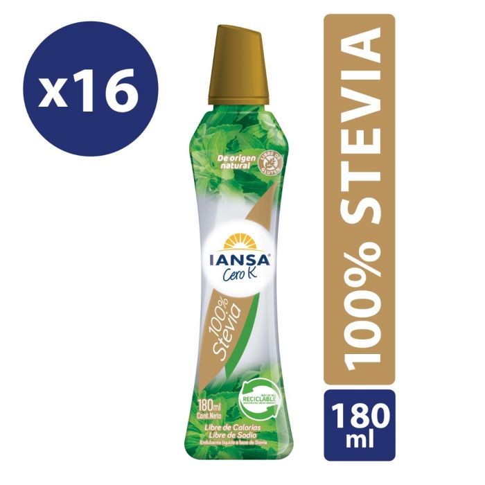 Endulzante 100% Stevia 180 Ml