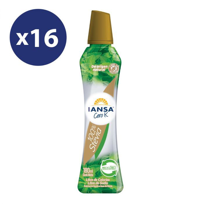 Endulzante 100% Stevia 180 Ml