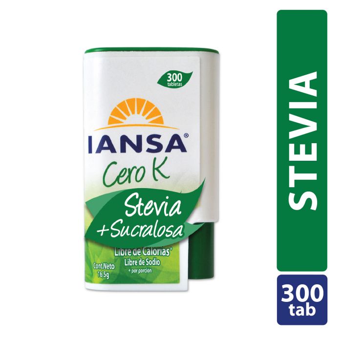 Endulzante Tabletas Stevia 300un