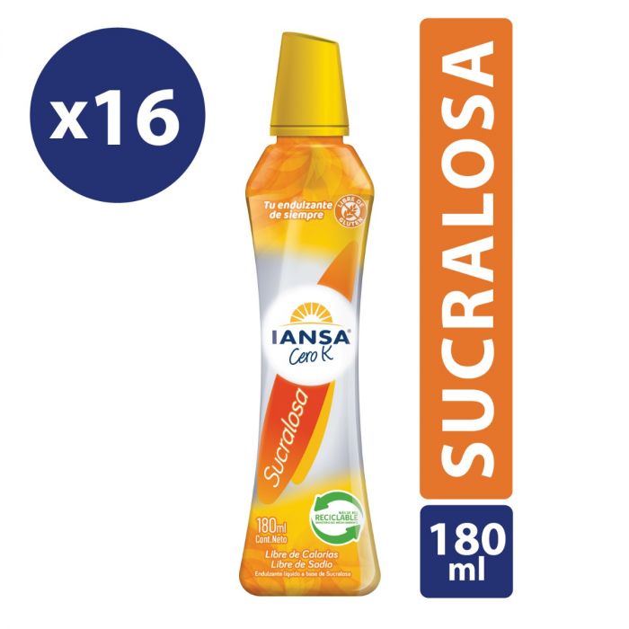 Endulzante Sucralosa 180 Ml