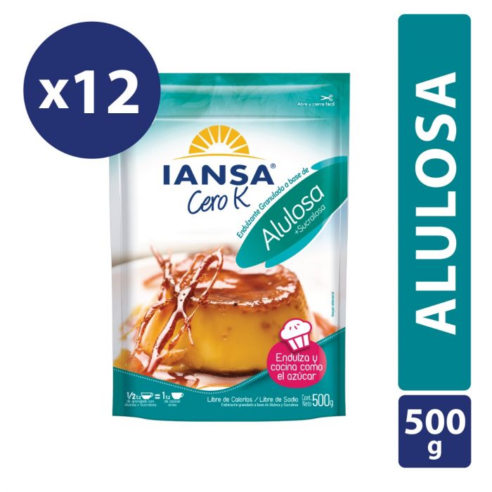 Endulzante Alulosa Sucralosa Granulado 500 g