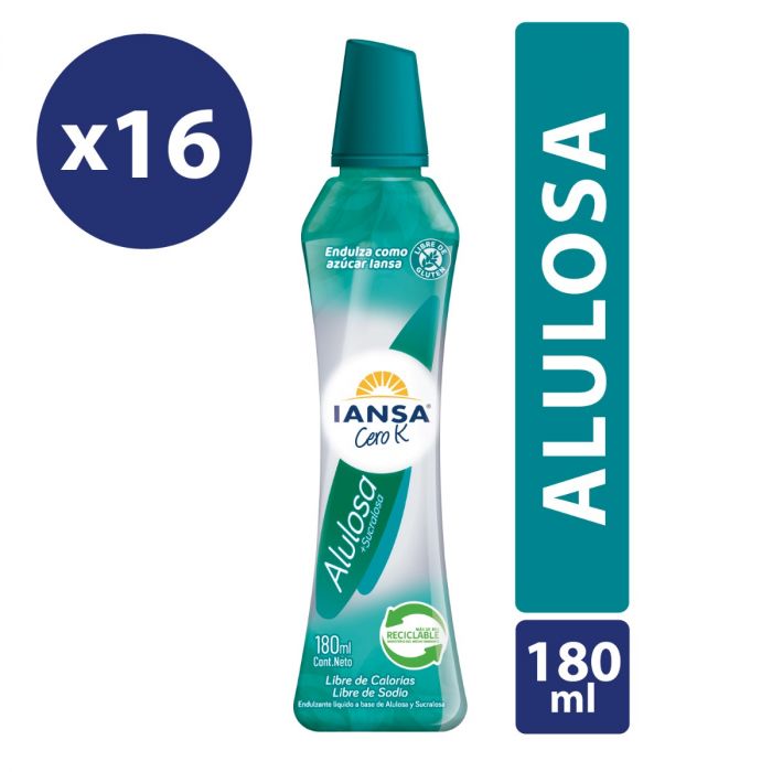 Endulzante Alulosa Sucralosa 180 ml