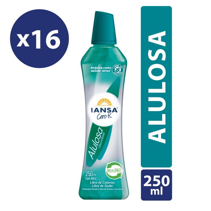 Endulzante Alulosa Sucralosa 250 ml
