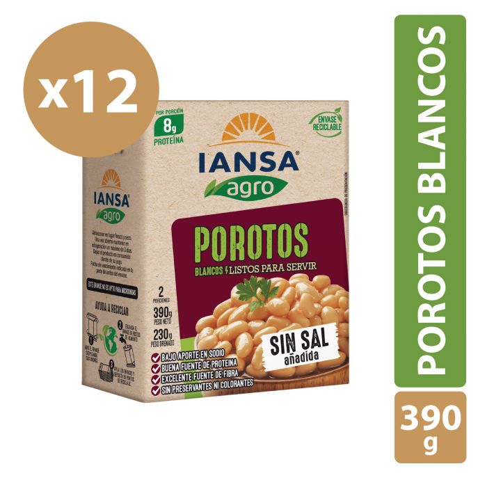 Porotos Blancos Listos 390 Gr