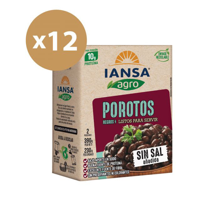 Porotos Negros Listos 390 Gr