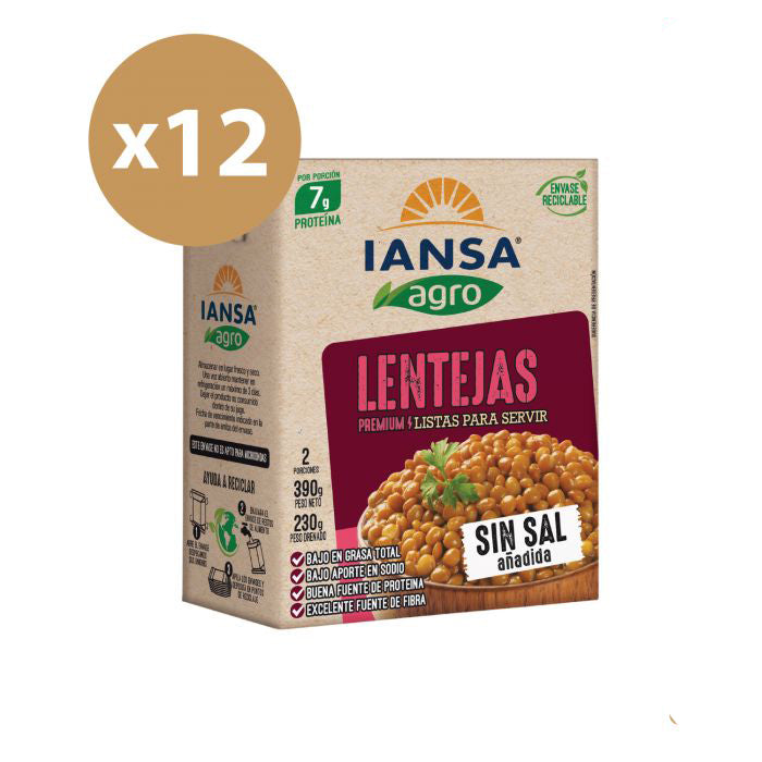 Lentejas Premium Listos 390 Gr