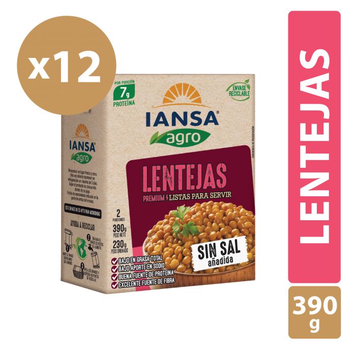 Lentejas Premium Listos 390 Gr