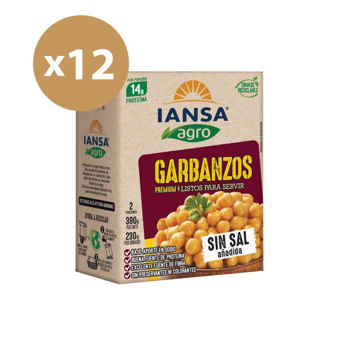 Garbanzos Premium Listos 390 Gr