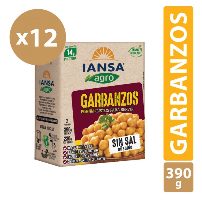 Garbanzos Premium Listos 390 Gr