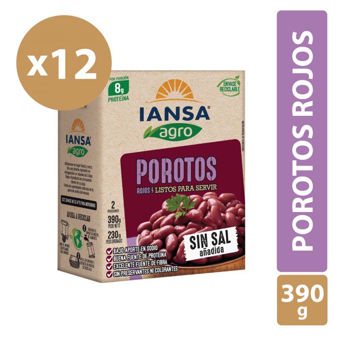 Porotos Rojos Listos 390 Gr