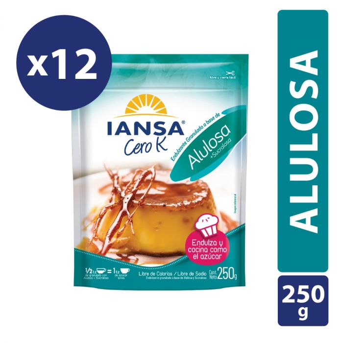 Endulzante Alulosa Sucralosa Granulado 250 Gr