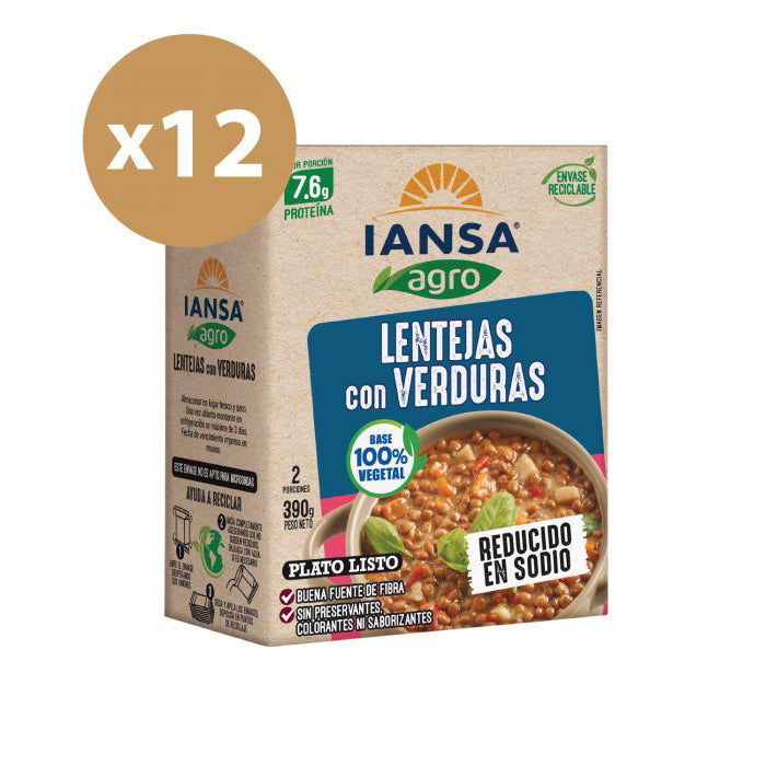 Lentejas con Verduras 390 Gr