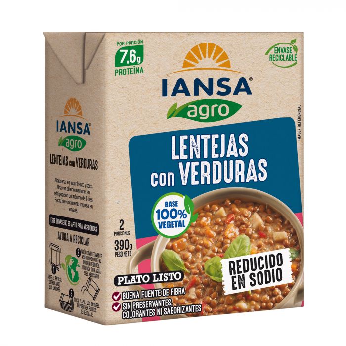 Lentejas con Verduras Listas 390g