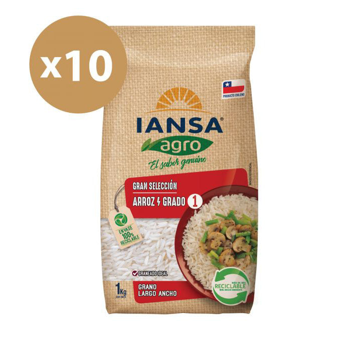 Arroz Grado 1 Grano Largo Ancho 1 Kg