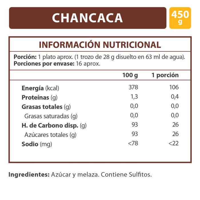 Chancaca Pack 40x450g