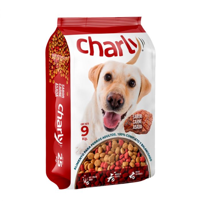 Alimento Perro Adulto Charly Sabor Carne y Cereales 9kg