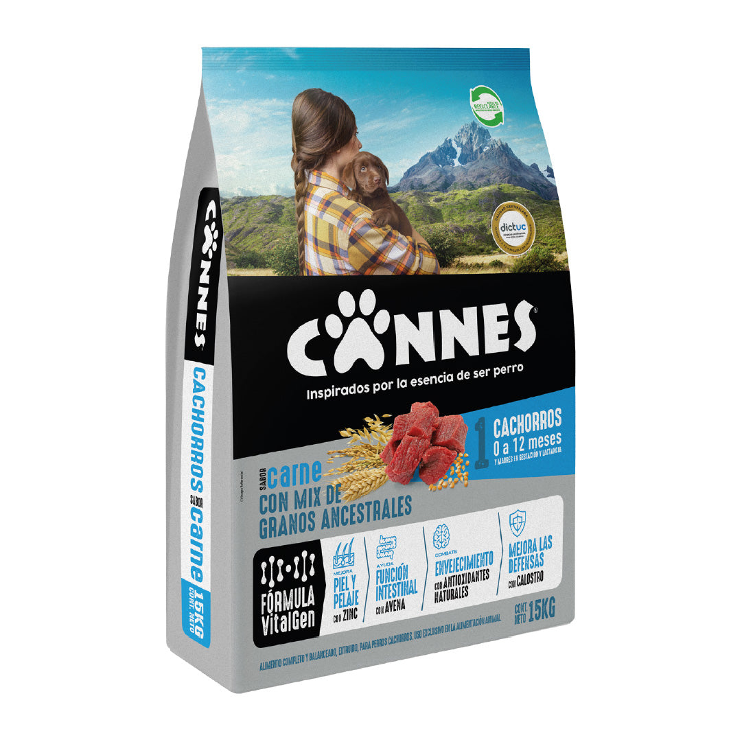 Alimento perro cachorro sabor Carne 15kg