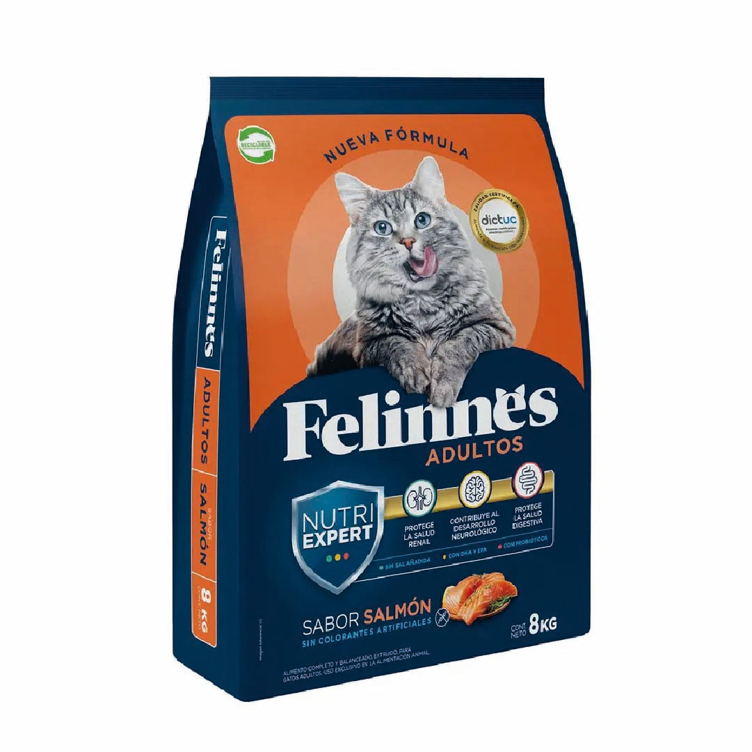 Alimento gato adulto sabor Salmón 8kg