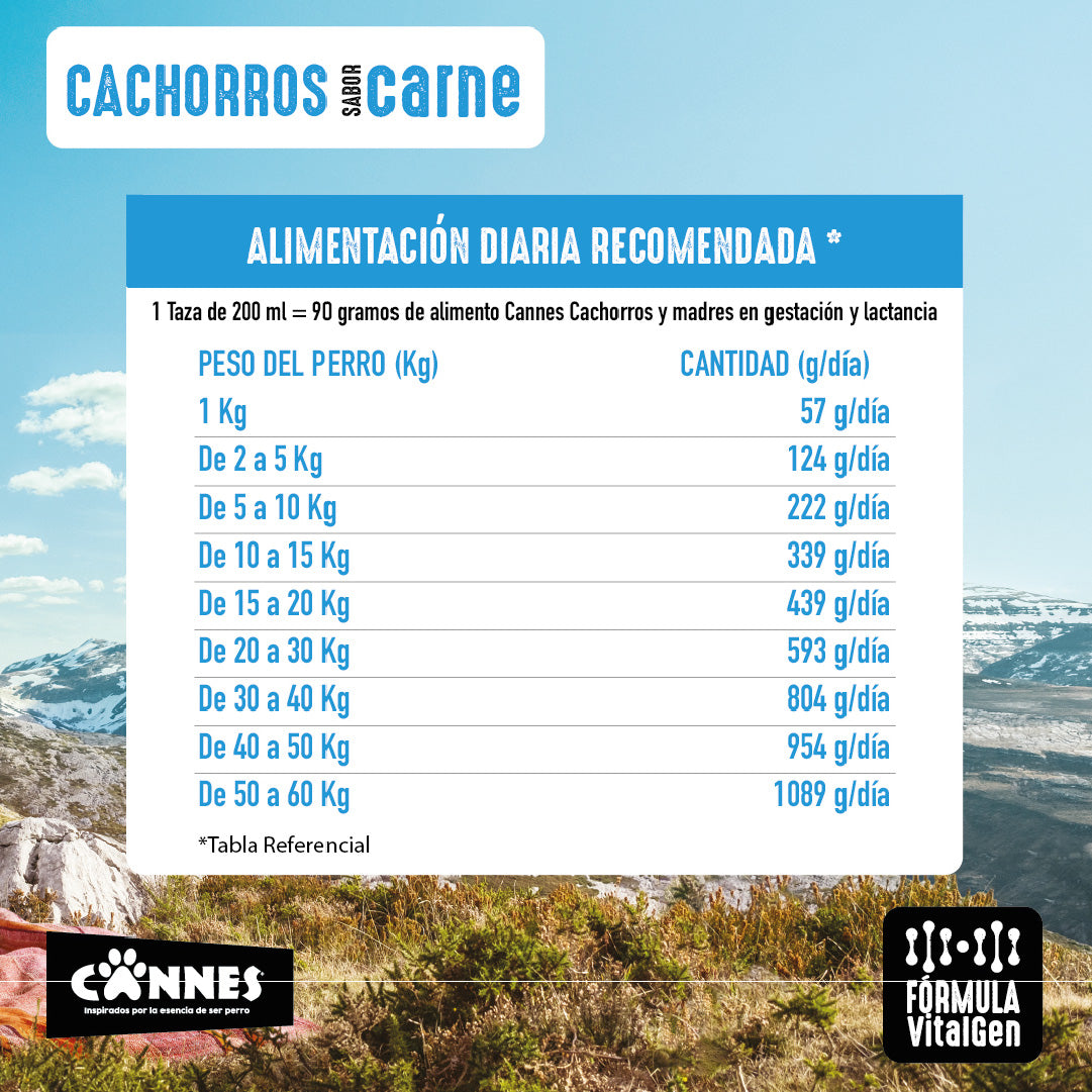 Alimento perro cachorro sabor Carne 15kg