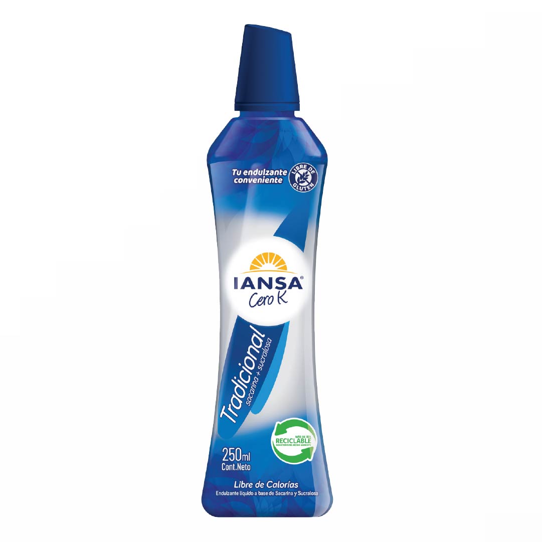 Endulzante Tradicional Sacarina+Sucralosa 250 Ml