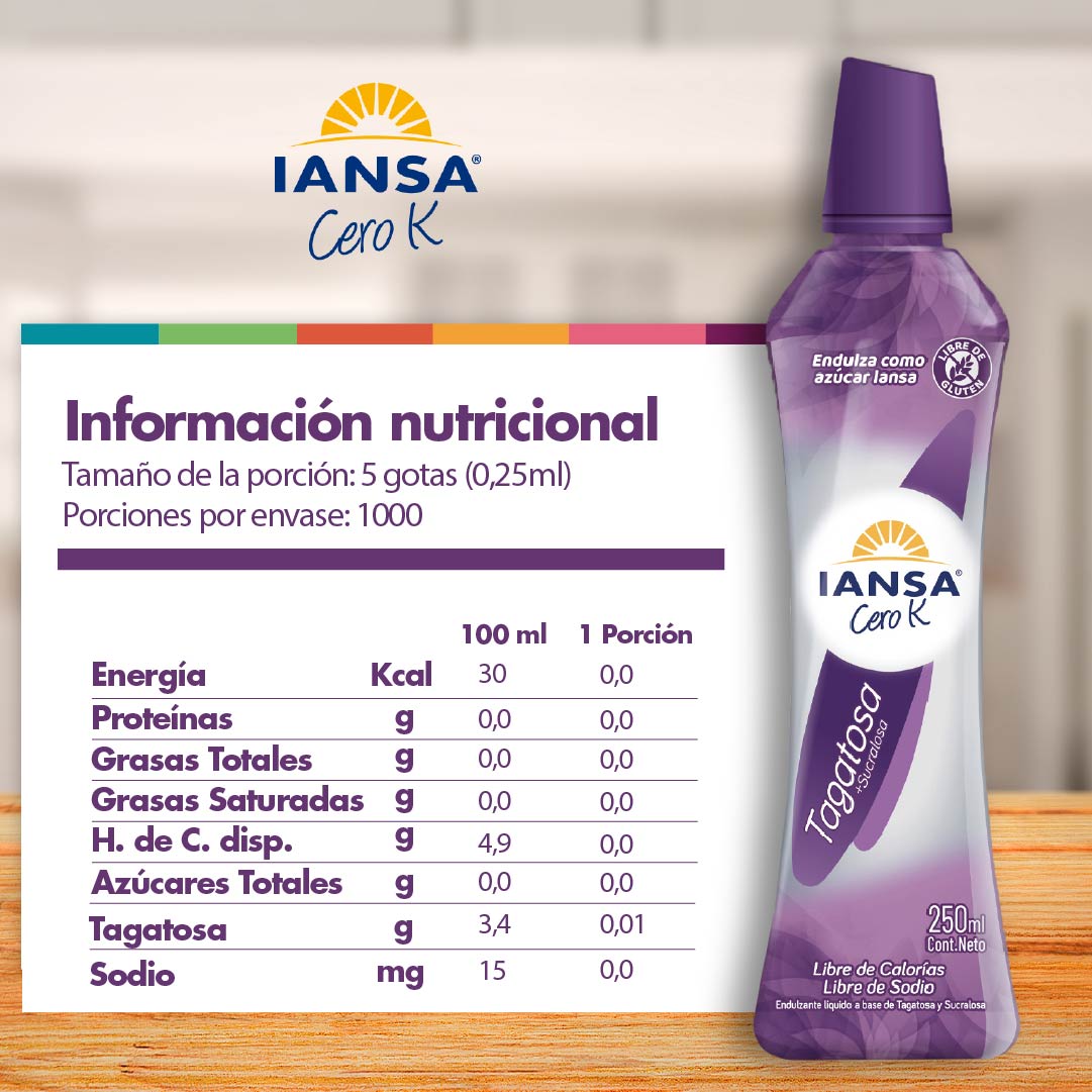 Endulzante Tagatosa 250 Ml