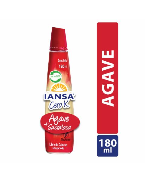 Endulzante Líquido IANSA CERO K® Agave 180ml