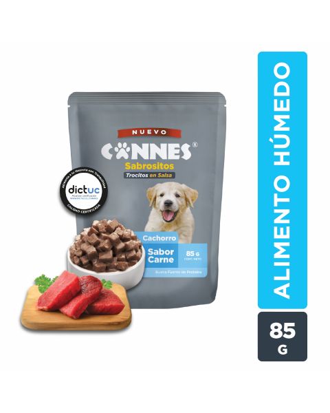 Trocitos en salsa cachorro sabor Carne 85g