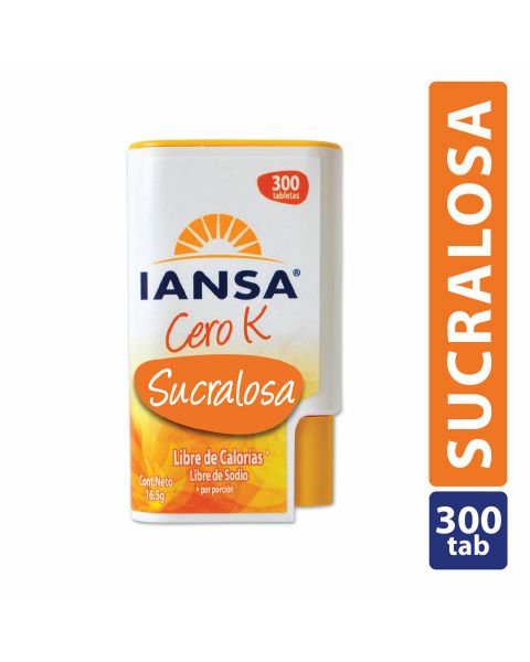 Endulzante Tabletas Sucralosa 300un