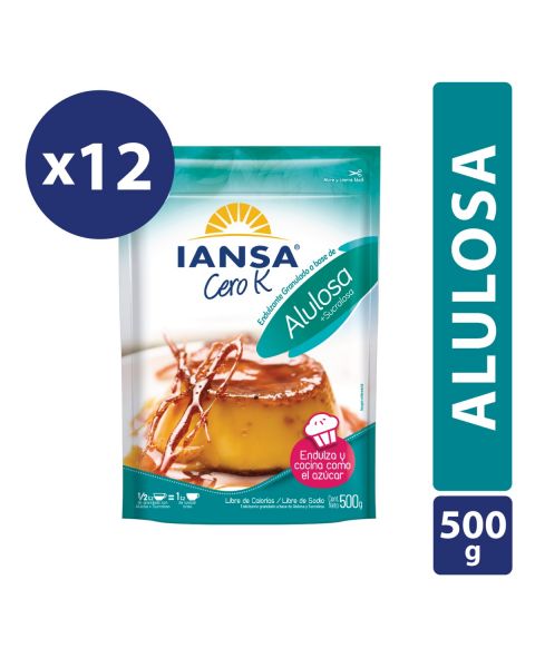 Endulzante Granulado Alulosa Pack 12x500g